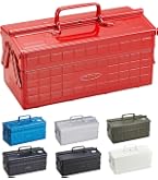 Amazon | トラスコ中山(TRUSCO) 2段式工具箱 ブルー 352×220×289mm GL